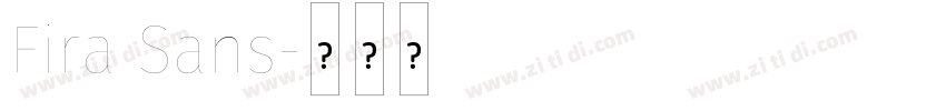 Fira Sans字体转换
